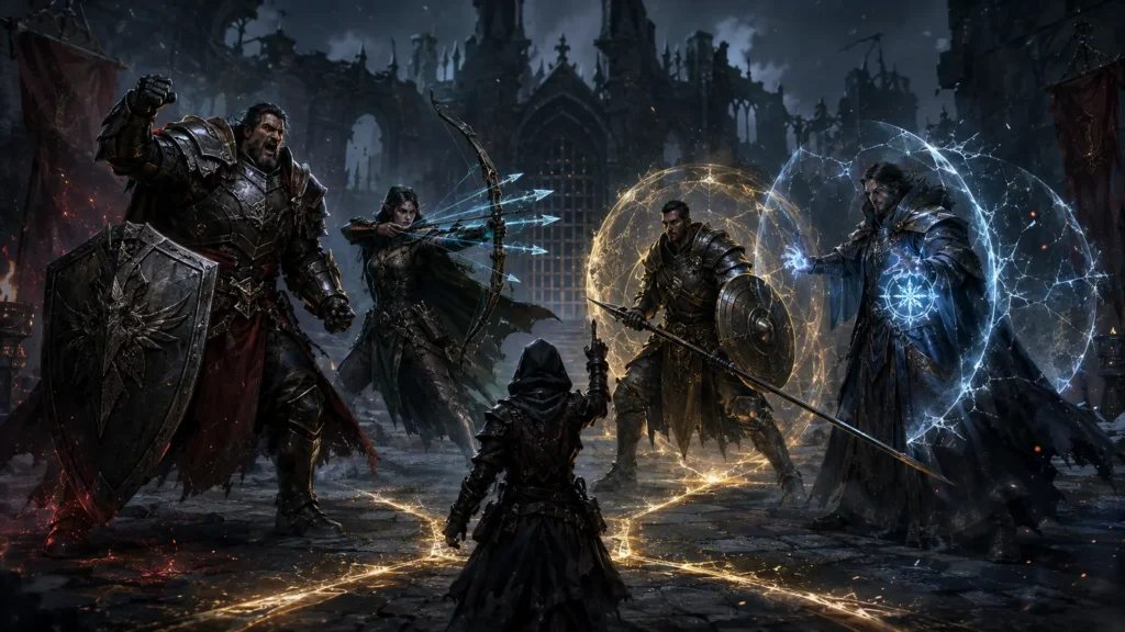 Mercenaries Overhaul II for D2RMM featuring powerful specialized mercenaries responding to the player’s command